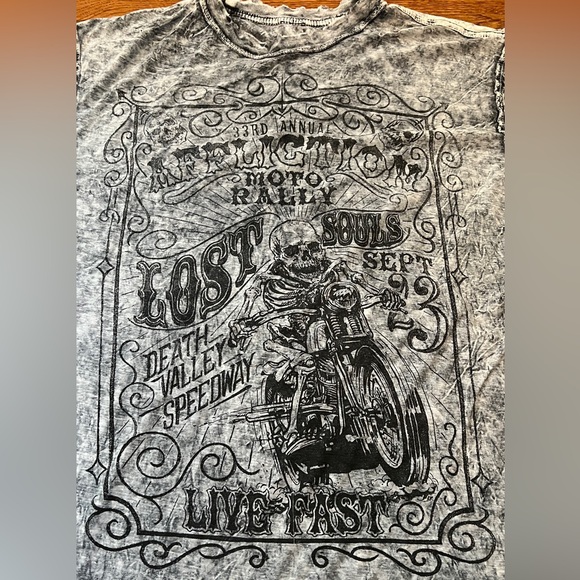 Affliction Lost Souls American Customs Live Fast Reversible Men’s - Picture 4 of 7